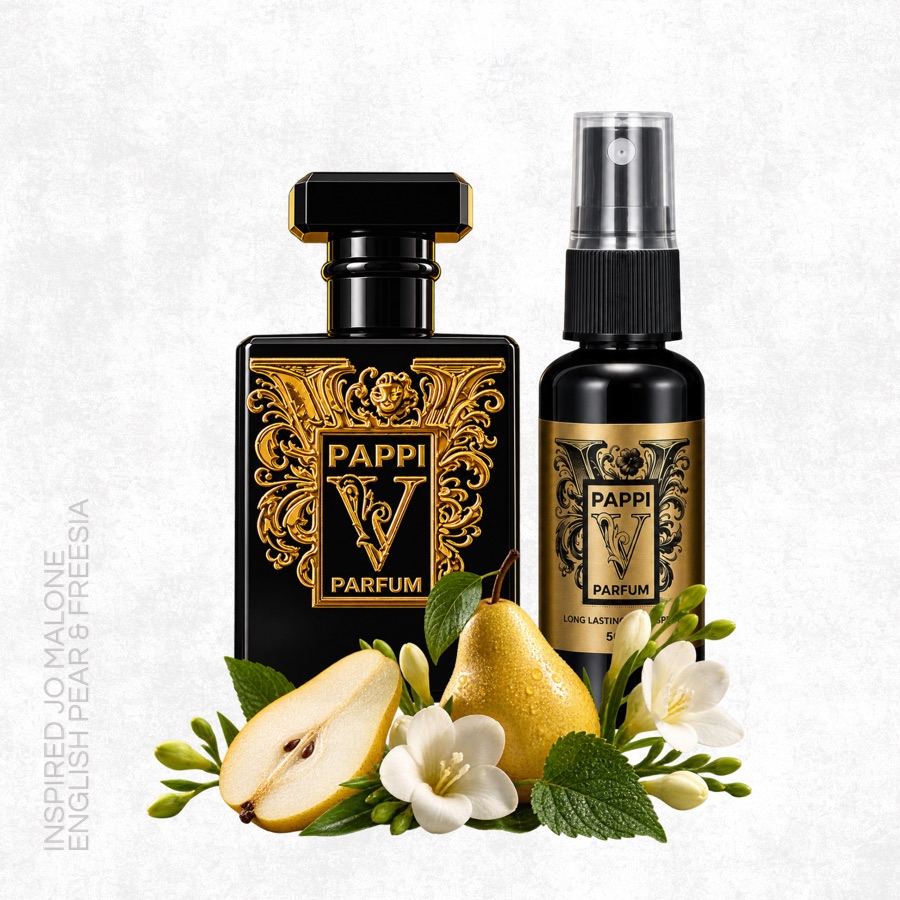 Pappi English Pear Parfum and Elixir with pear and freesia